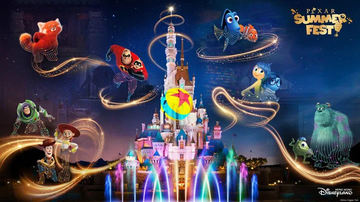 ▲全新「Pixar 好友星空匯演」將成為今夏夜晚的焦點節目。　圖：香港迪士尼樂園度假區／提供