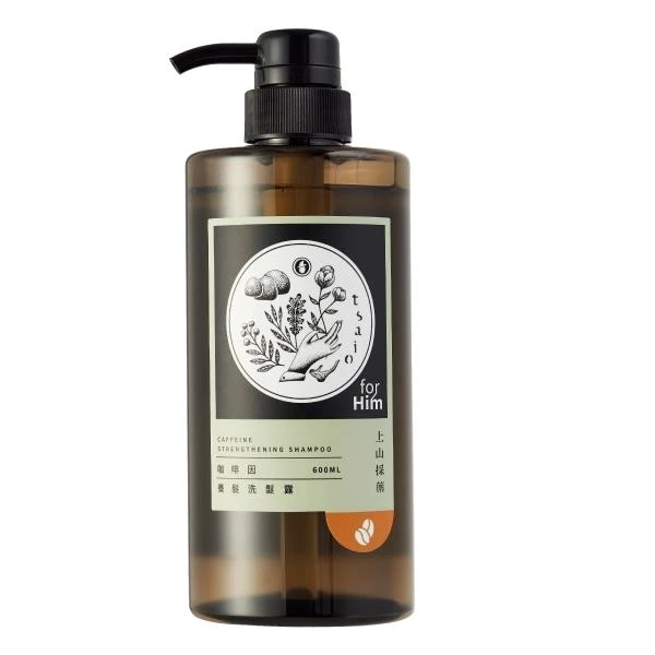 上山採藥 咖啡因養髮洗髮露/600ml，NTD240
