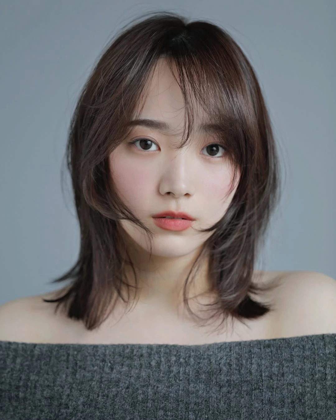 側分瀏海短髮推薦5:小顏剪中短髮