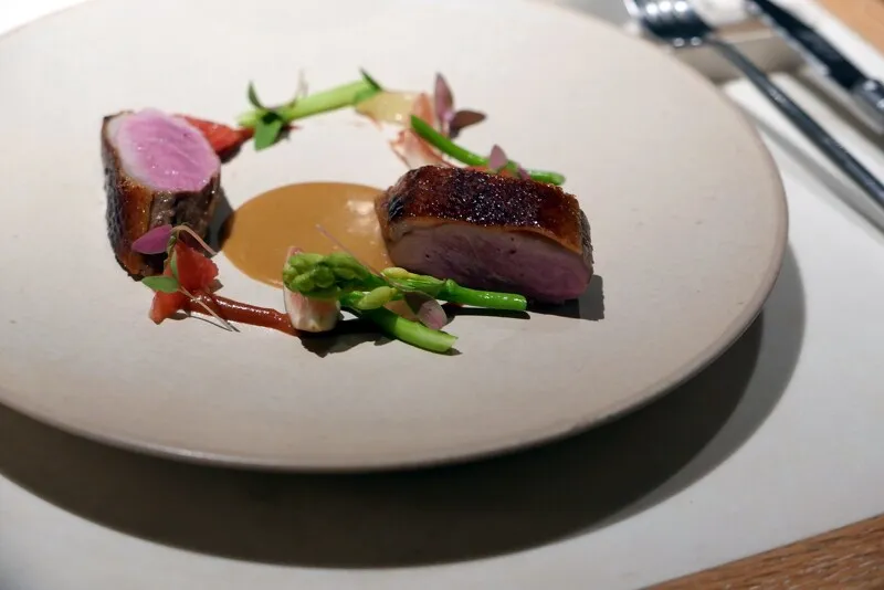 主菜之一的鴨肉。