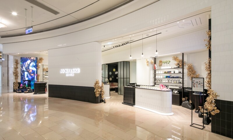 Jo Malone London台北101旗艦店空景照。