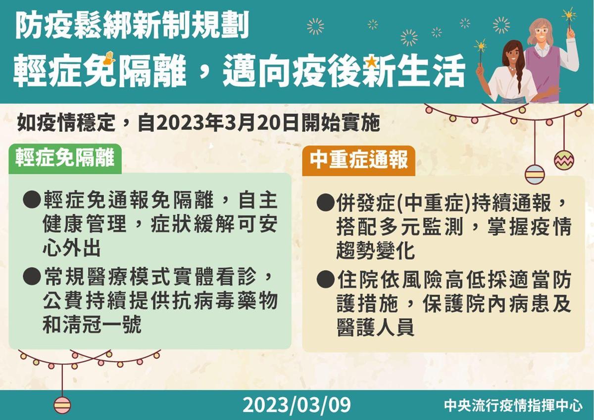 指揮中心說明最新疫情狀況。（指揮中心提供）