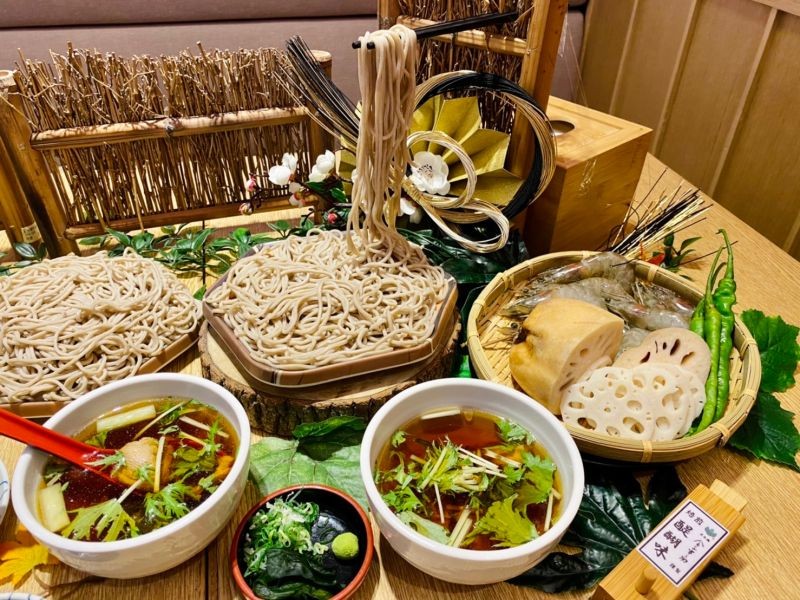 ▲位於台北市中山商圈的二月半そば蕎麦麺，有「台北最好吃蕎麥麵」美稱。（圖／記者蕭涵云攝）