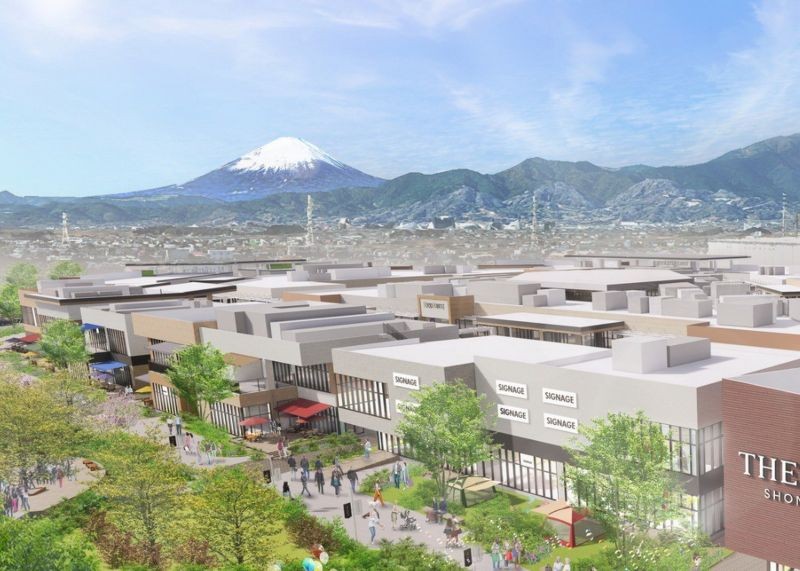 ▲園區內設置高觀景台「FUJI TERRACE」，能俯瞰富士山景色。（圖／翻攝THE OUTLETS SHONAN HIRATSUKAS官網）