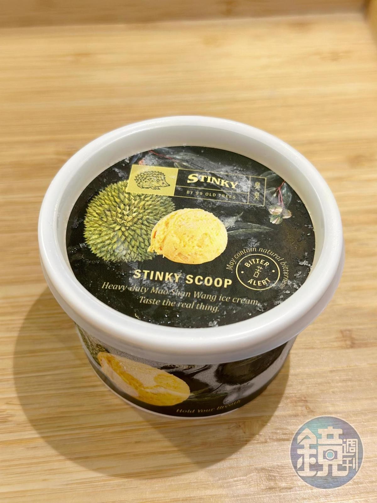 天氣熱可以來一杯貓山王冰淇淋「Sticky Scoop」。（新幣6.9元／杯，約NT$161）