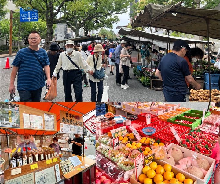 ▲每週日在高知城前的街路市集已有300年悠長歷史，多達300攤店鋪。　圖：高知縣國