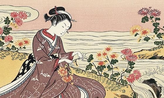 日本皇室的象徵:浮世繪師們如何展現「菊花」高貴、優雅的形象 日本皇室的象徵:浮世繪師們如何展現「菊花」高貴、優雅的形象