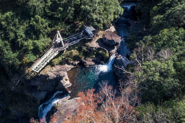 ▲持有「小烏來線套票」的遊客，可享受小烏來天空步道優惠票30元。　圖：桃園市政府觀光旅遊局／提供 