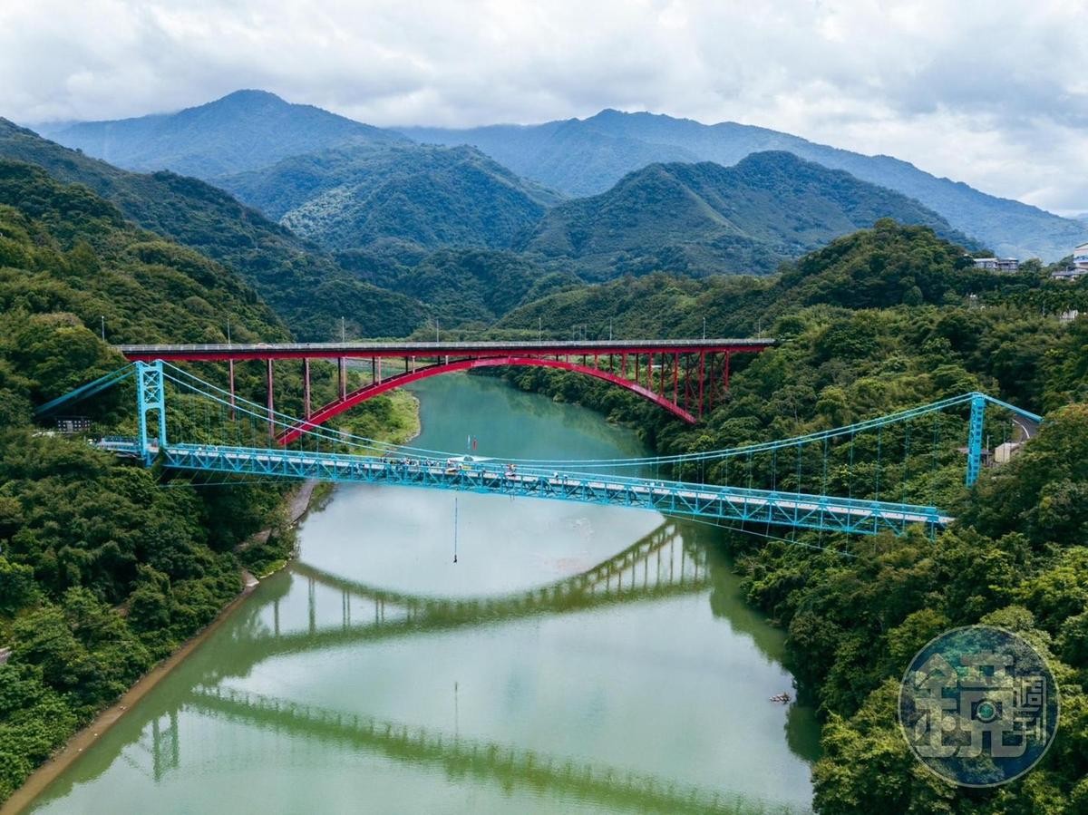 桃園復興區的「復興橋」是北橫公路上的高空彈跳聖地。