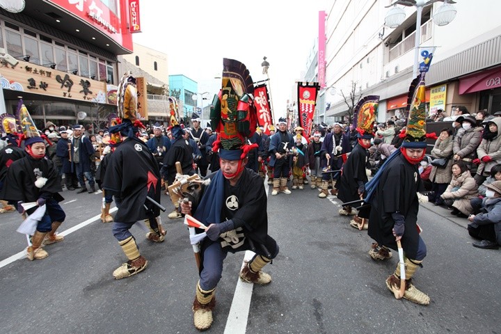 ▲八戶柄振舞為當地傳統的迎春祭典，並同時祈願豐收。　圖：向日遊/提供