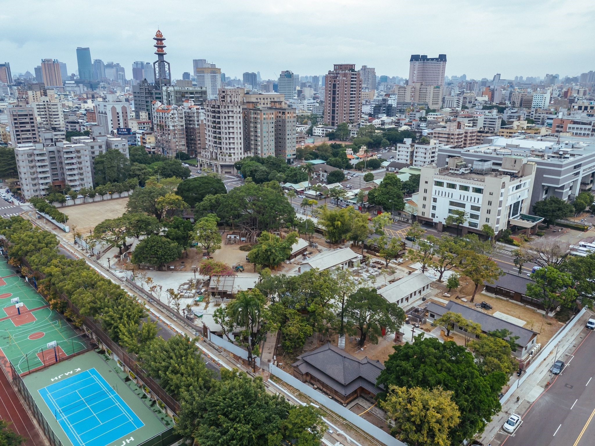 國漫館東側園區現況。（文化部提供）