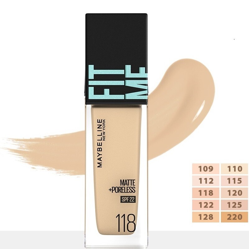 MAYBELLINE媚比琳 FIT ME反孔特霧粉底液SPF22，NT399