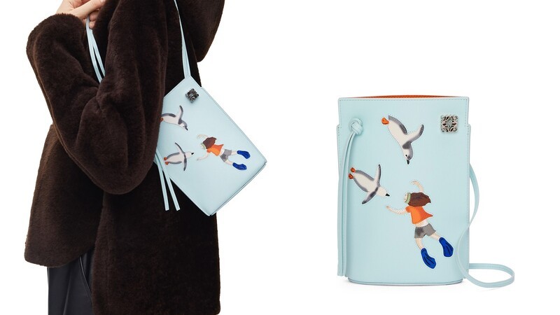 Loewe Penguin Dice pocket ，NT$37,000。