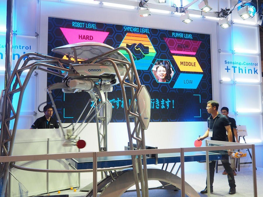 是CEATEC 2016 :OMRON 桌球機器人 FORPHEUS 獲金氏世界紀錄認可為首個桌球教練機器人這篇文章的首圖
