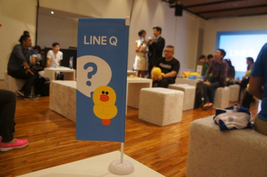 是Line Q問答蟬聯免費軟體排行榜寶座,電商和支付功能年底預計年底問世這篇文章的首圖