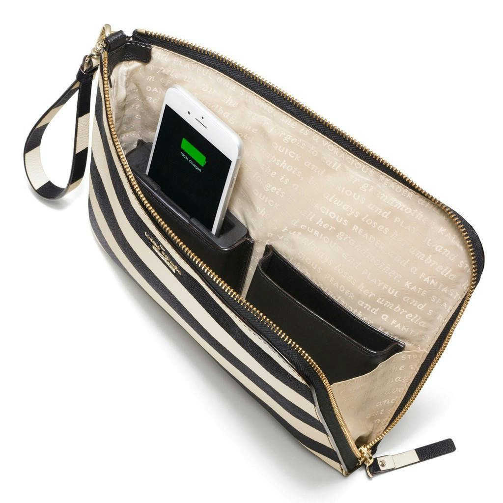 是結合充電功能的系列 Kate Spade 手提包這篇文章的首圖