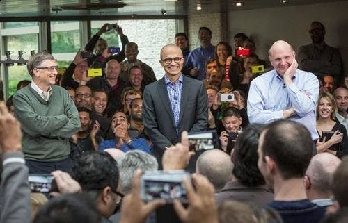 是Satya Nadella 正式上任,成為微軟史上第三位執行長這篇文章的首圖