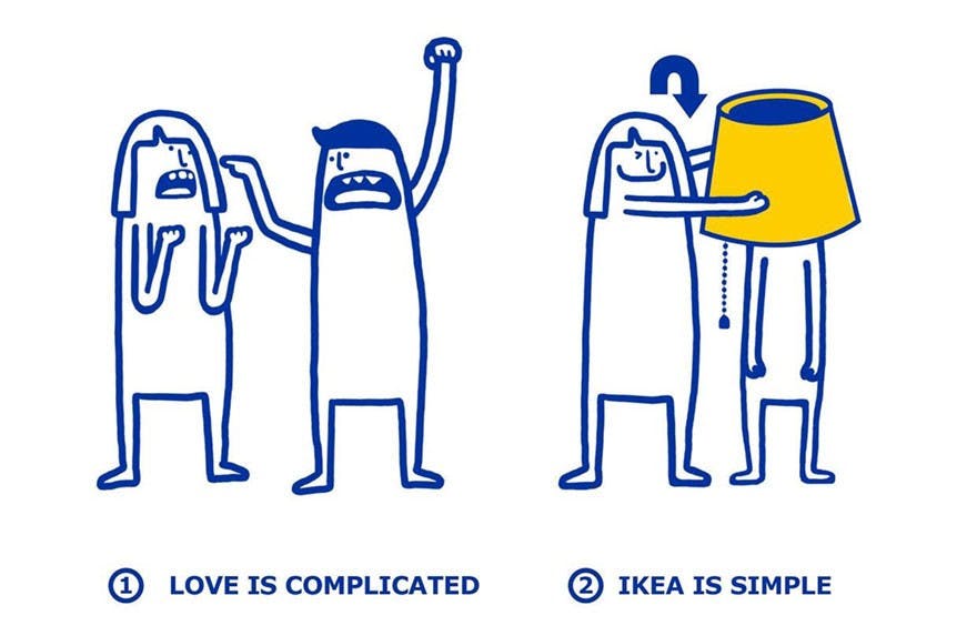 是IKEA 展示了如何在一段關係中輕鬆自在這篇文章的首圖