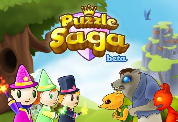 是可愛魔幻益智遊戲 《Puzzle Saga》臉書扮演小小法師這篇文章的首圖