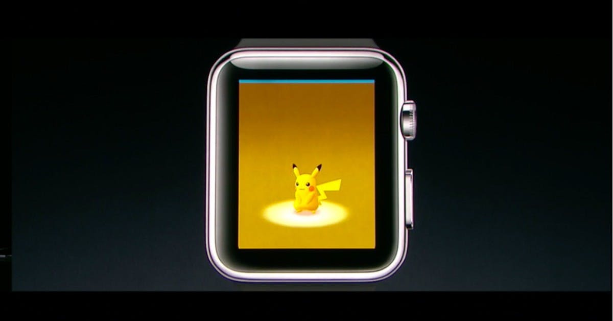 是手錶抓寶更容易!Apple Watch也可以玩「Pokemon GO」囉!這篇文章的首圖