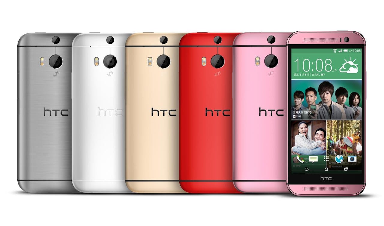 是粉紅 HTC One M8 登場,終於湊成 M8 五色戰隊這篇文章的首圖