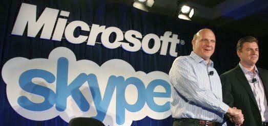 是微軟與 Skype 正式宣佈結盟這篇文章的首圖