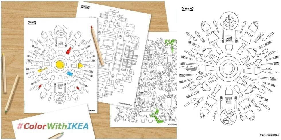 是過年好無聊遊戲玩好膩!IKEA 推出有趣的著色畫這篇文章的首圖