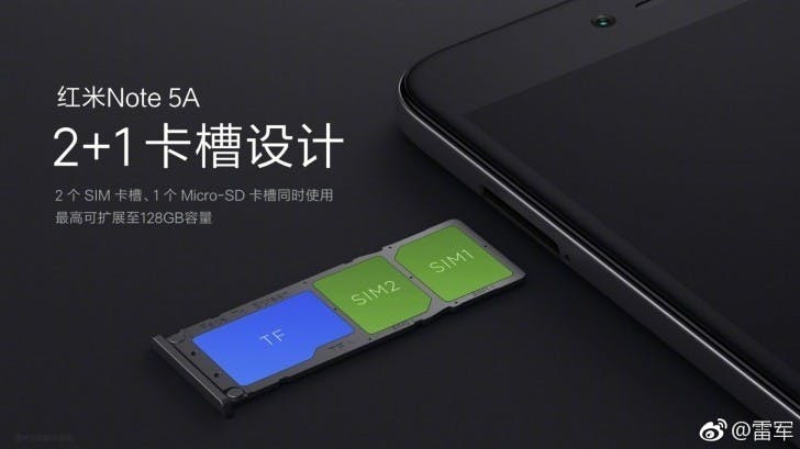 是紅米Note 5A另配前置補光燈 插卡設計回歸! 這篇文章的首圖