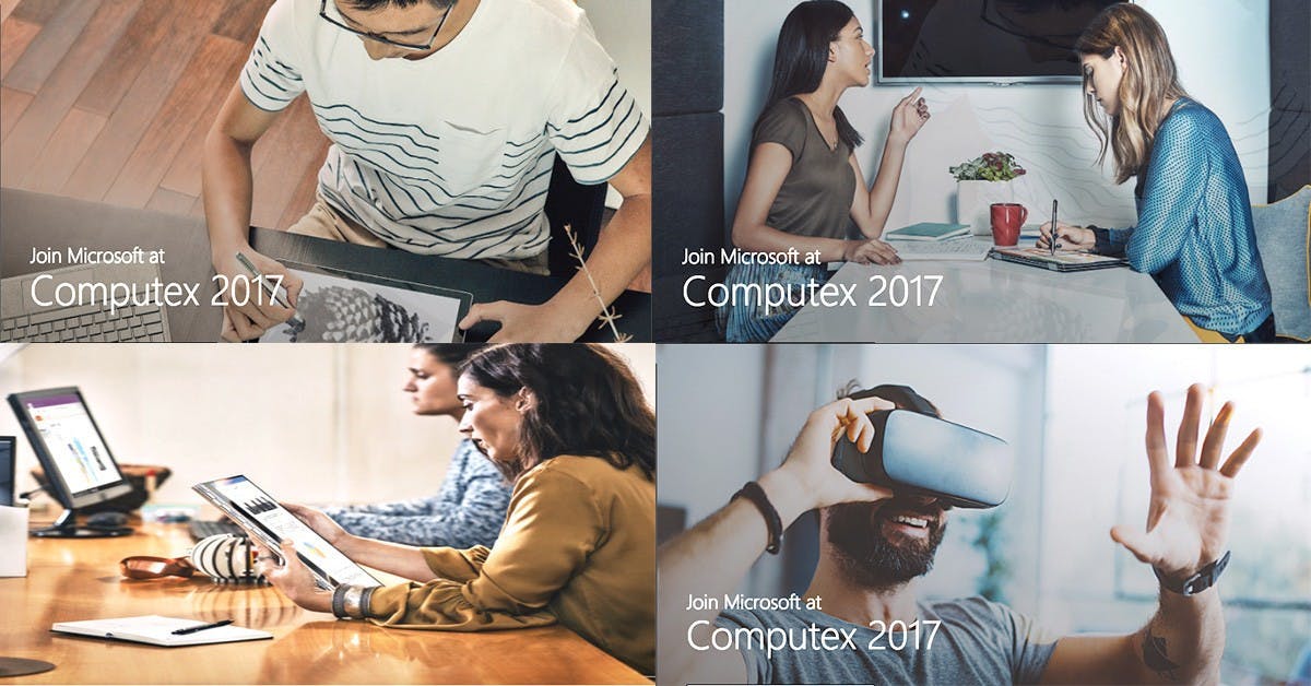 是2017微軟COMPUTEX帶你創造可能性 這篇文章的首圖