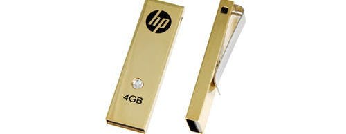 是簡單就很有型,HP 鑲金 USB 隨身碟這篇文章的首圖