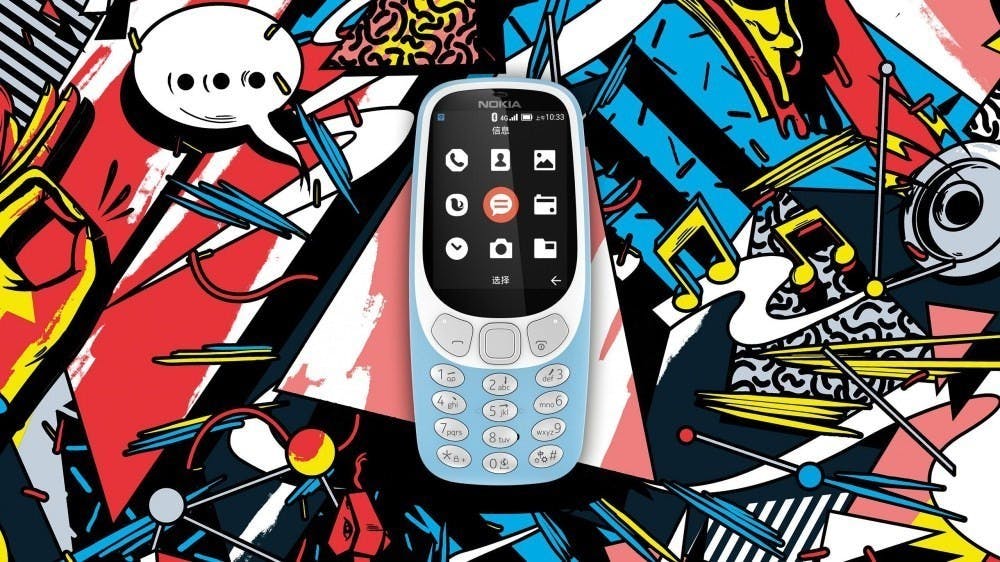 是4G版復刻款Nokia 3310揭曉 不但支援VoLTE,還支援熱點分享這篇文章的首圖