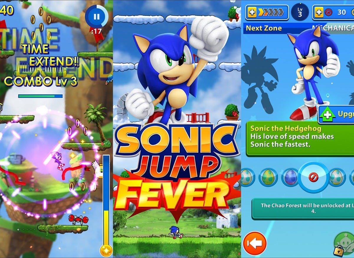 是《Sonic Jump Fever》永不退流行的藍色小刺蝟!衝啊啊啊啊這篇文章的首圖