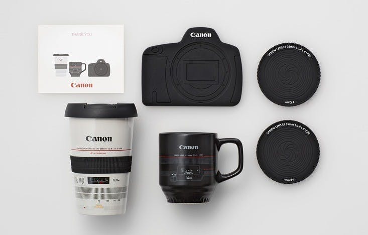 是Canon單眼一機二鏡只要5800日元…?原來是鏡頭咖啡杯組(汗)這篇文章的首圖