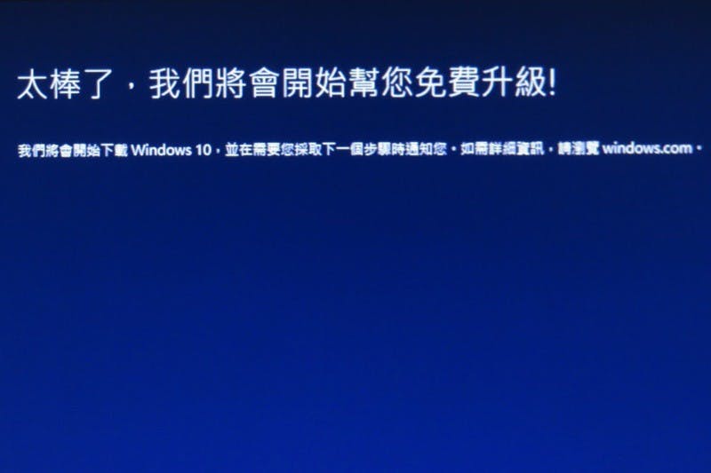 是Win 10強制升級 動物保護組織面臨高額上網費用這篇文章的首圖