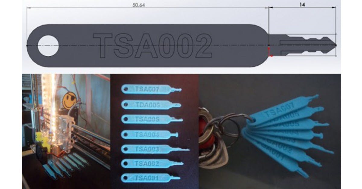 是TSA 鎖不再安全,專用鑰匙可 3D 列印機輕易解鎖這篇文章的首圖