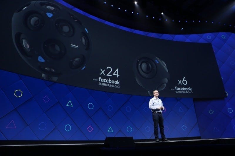 是Facebook再推兩款VR攝影機 可拍攝更具沉浸感的VR影像這篇文章的首圖
