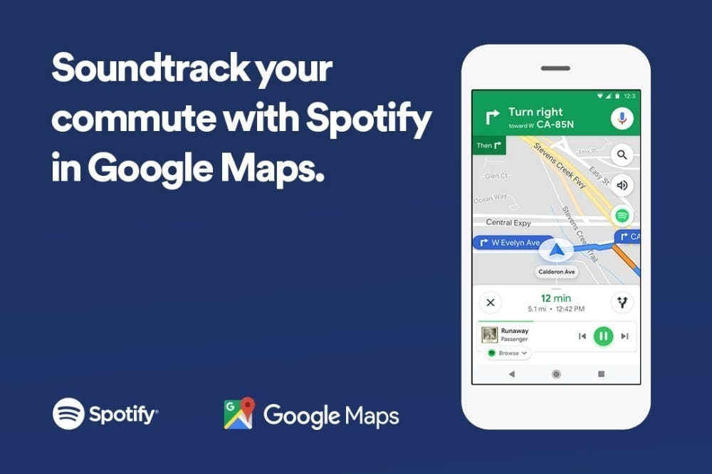是Spotify攜手Google Maps服務,讓使用者在導航過程也能輕易聽歌這篇文章的首圖