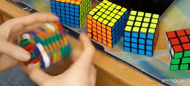 是6:23.81,據說是解魔術方塊的世界紀錄...這篇文章的首圖