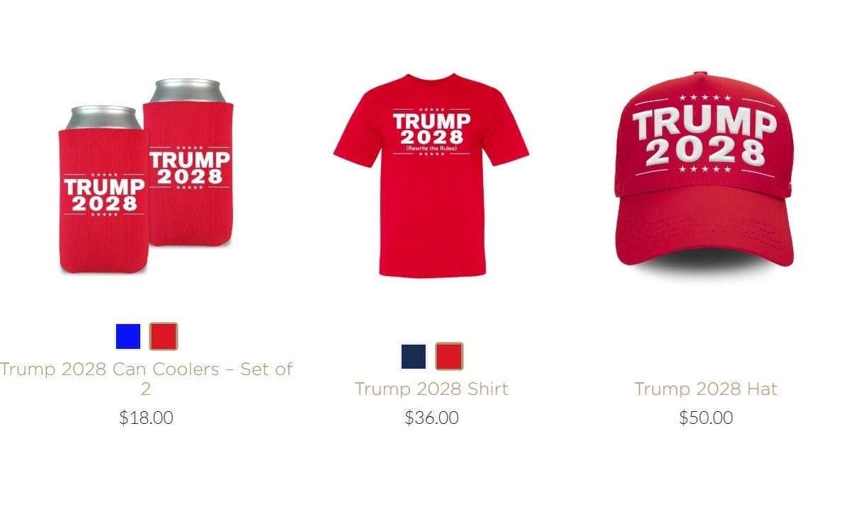 川普線上商店販售「Trump 2028」紅帽，是否預告競選第三任期？有可能嗎？ - TNL The News Lens 關鍵評論網