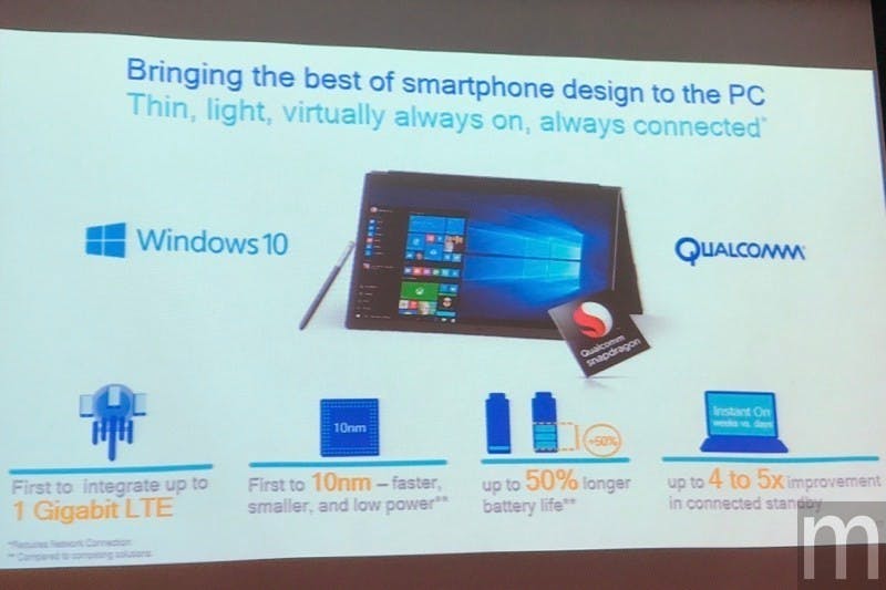 是與微軟合作筆電設計 Qualcomm強調提供更好連接、運作效能優勢這篇文章的首圖