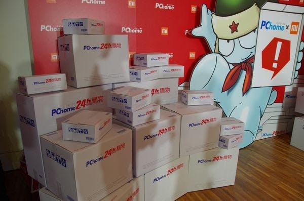 是小米攜手 PChome ,將於 6 月下旬首賣萬隻紅米 Note 增強版(補充:價格為 4,990 元)這篇文章的首圖