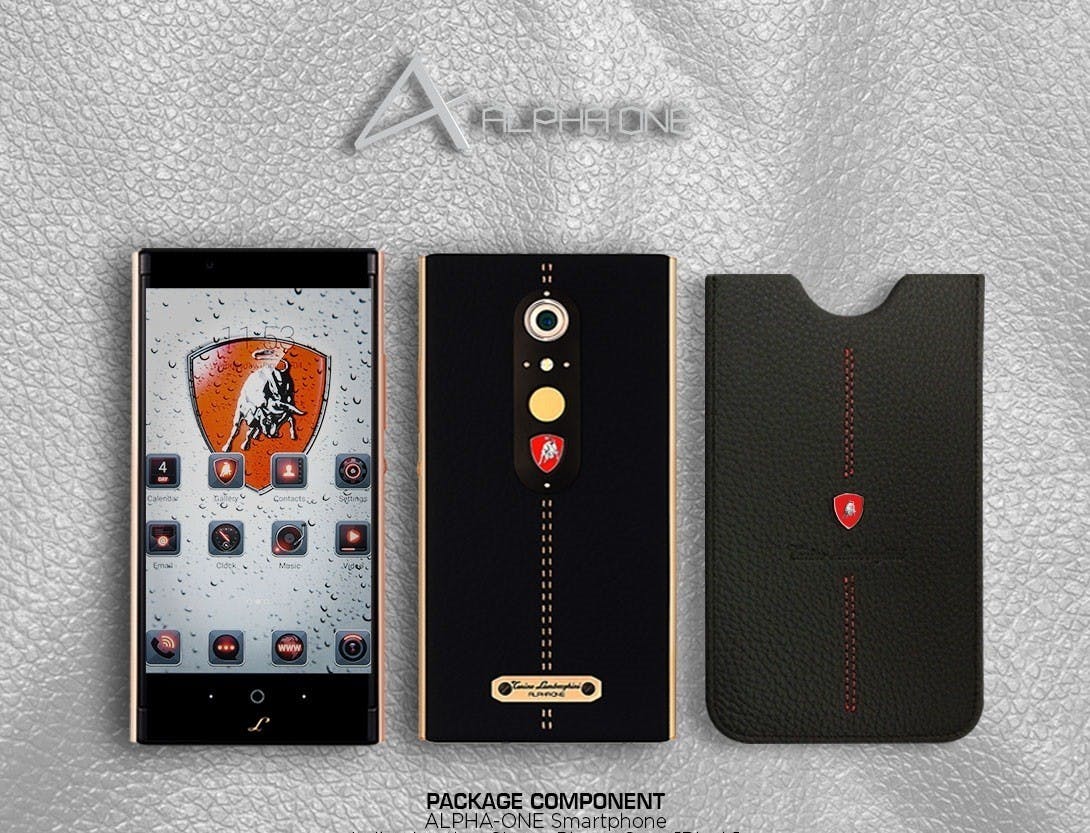 是Lamborghini 推出炫富手機 Alpha 1 ,但實在是看不出在貴幾點的...這篇文章的首圖