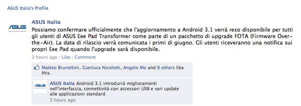 是Iconia Tab A500以及Eee Pad Transformer將會在六月升級Android 3.1這篇文章的首圖