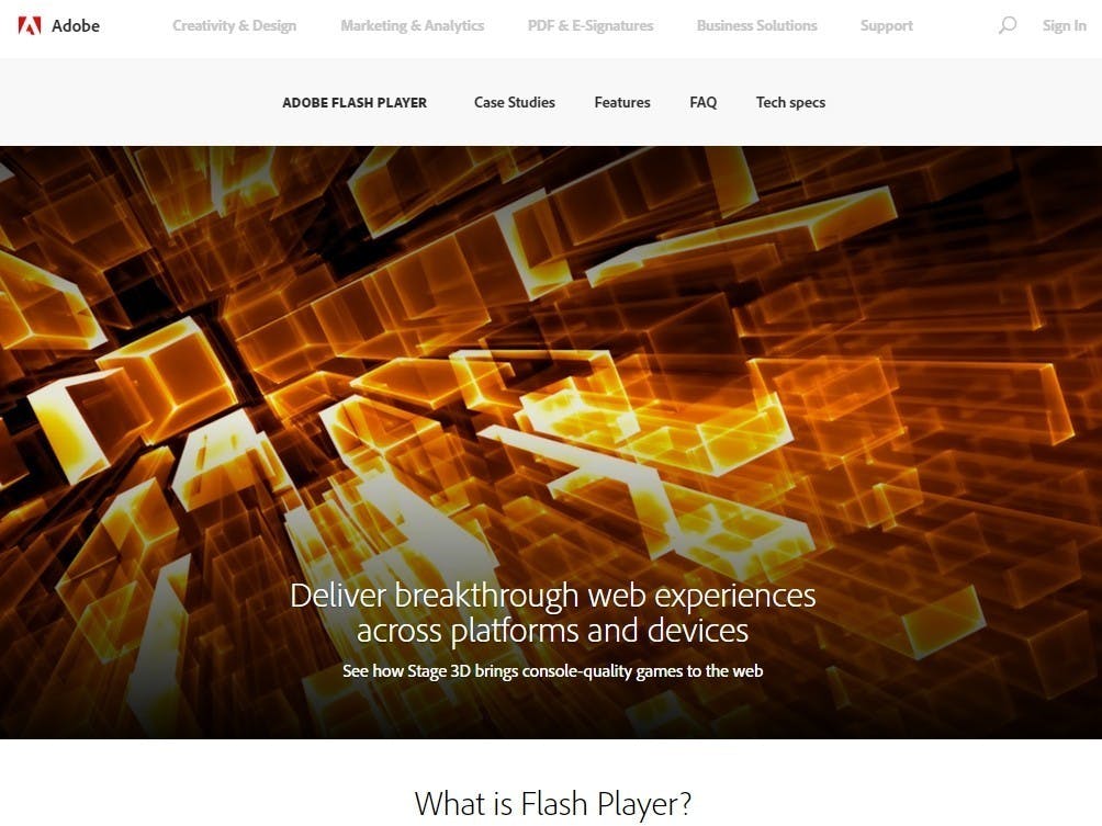 是還剩不到三年! Adobe 宣布 2020 年底前 Flash 將停止更新這篇文章的首圖