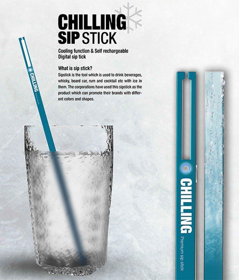 是Chilling Sip Stick 飲料不再被冰塊沖淡!這篇文章的首圖