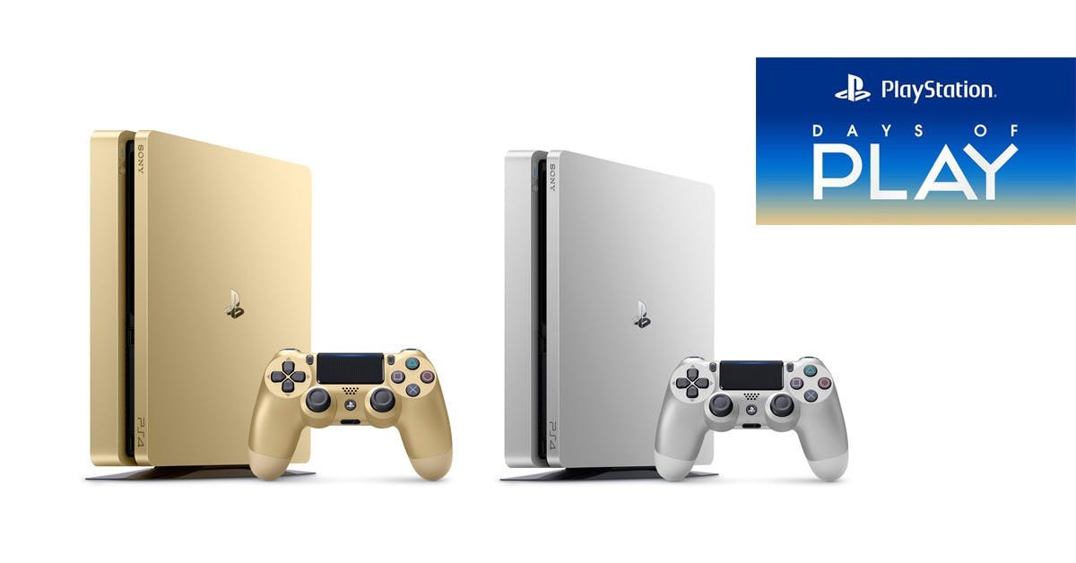 是SIET舉辦回饋玩家活動Days of Play 買新版金銀色PS4主機再多送一隻手把這篇文章的首圖