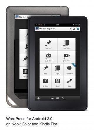 是Nook Tablet、Color 和 Kindle Frie 皆有 WordPress 可用了這篇文章的首圖