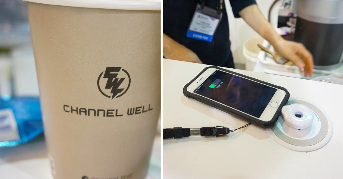 是Computex 2016:將無線充電默默推行至各個咖啡店角落的Channel Well僑威科技這篇文章的首圖