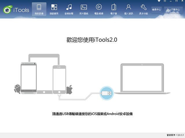 是iTools 蘋果小綠人通吃!超完美跨平台手機管理工具這篇文章的首圖