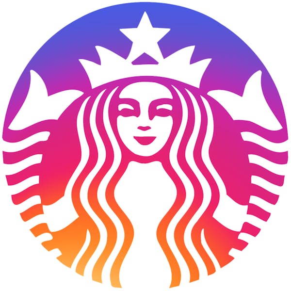 是如果各大企業都套用 Instagram 改版圖示的新配色...這篇文章的首圖